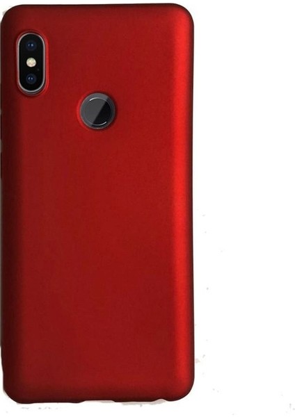 Xiaomi RedMi Note 5 Pro Kılıf Premier Silikon Arka Kapak Kırmızı