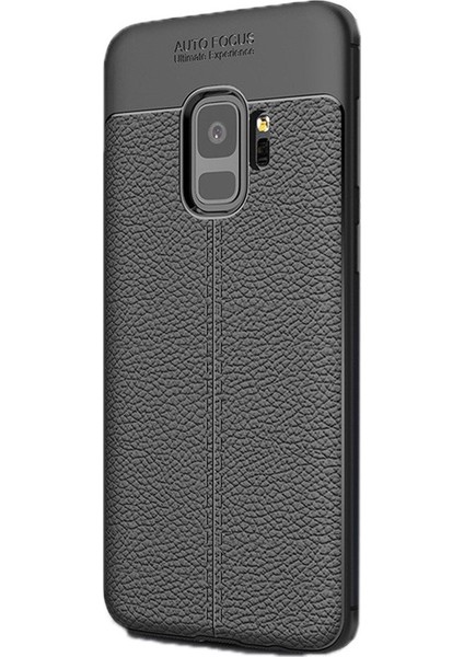 Samsung Galaxy S9 Kılıf Niss Silikon Full Kapatan Cam Siyah