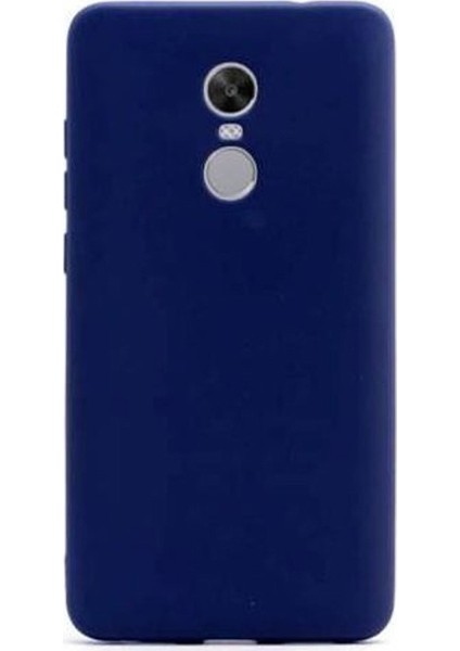 Xiaomi RedMi 5 Kılıf Premier Silikon Arka Kapak Nano Glass Lacivert