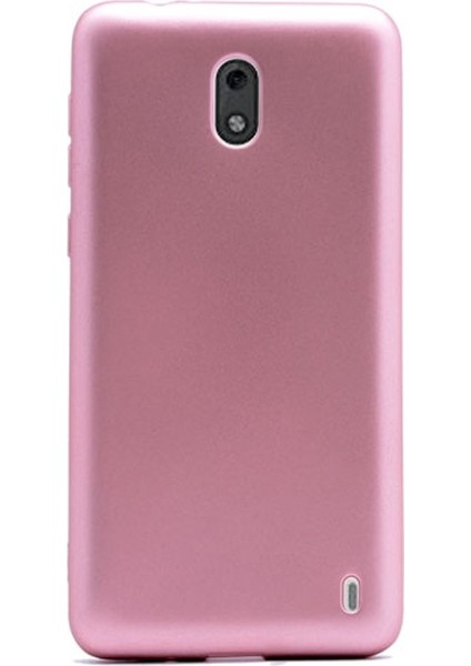 Nokia 2 Premier Silikon Kılıf Nano Glass Koruyucu Bronz