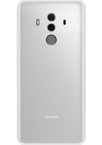 Huawei Mate 10 Pro Kılıf 0.2 mm Silikon Nano Glass Şeffaf