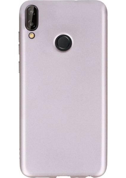 Huawei P20 Lite Kılıf Premier Silikon Arka Kapak Nano Glass Bronz