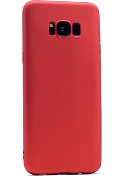 Samsung Galaxy S8 Plus Premier Silikon Kılıf 3D Cam Kırmızı
