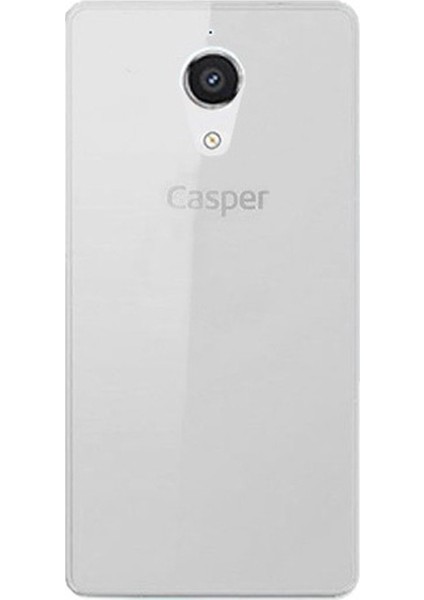 Casper Via P1 Kılıf 0.2 mm Silikon Kılıf Nano Glass Şeffaf