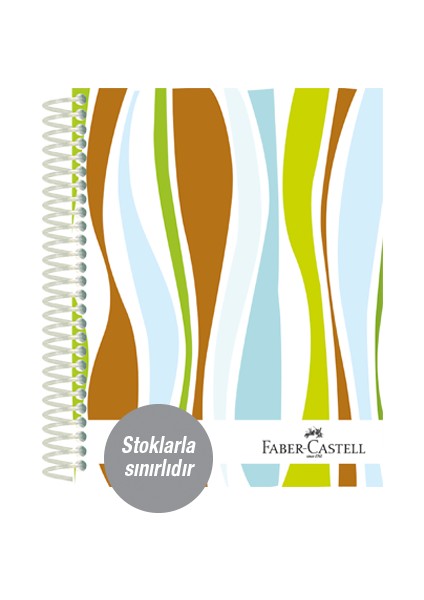 Sert Kapak Seperatör.3+1 Dalgalar Defter 80gr 160 Yaprak (stok