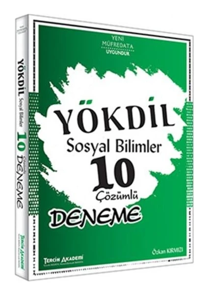 Yökdil 2019 Sosyal Bilimler Çözümlü 10 Deneme Sınavı - Özkan Kırmızı