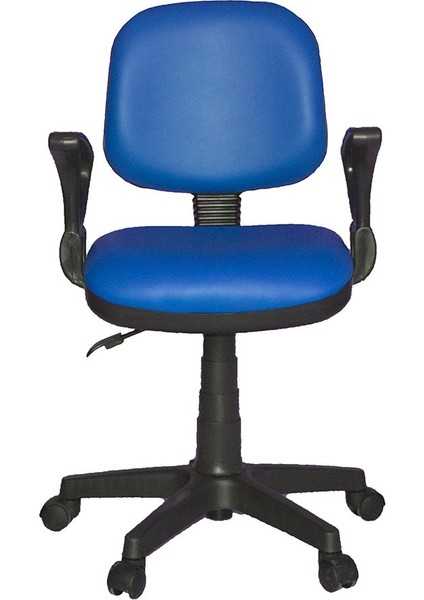 Kozmo Lux Kollu Çalışma Koltuğu Deri Turuncu