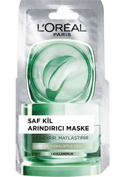 L'Oréal Paris Dermo Pure Clay Maske 6 ml Puri