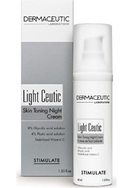 Light Ceutic Skin Toning Night Cream 40 ml