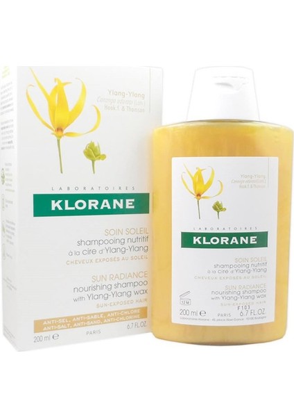 Ylang Ylang Ekstreli Besleyici Güneş Şampuanı 200 ml