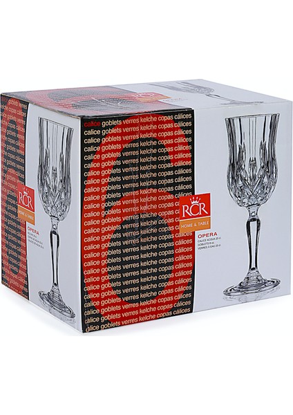 Maison White Décor Rcr Opera Crystal Kırmızı Şarap Kadehi 6 Lı modelleri