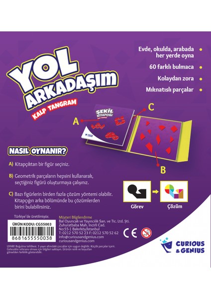 Yol Arkadaşım Kalp Tangram