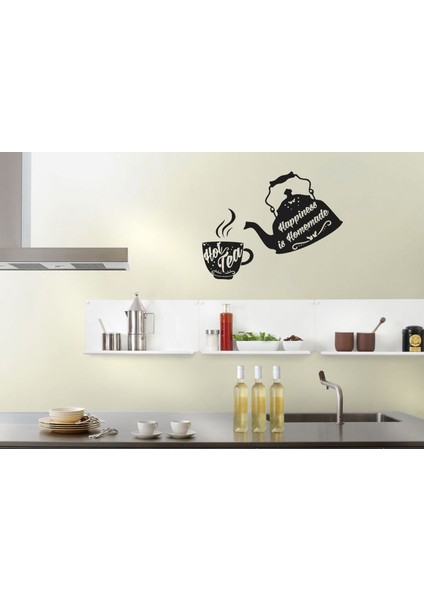 Areksan Happy Kitchen Kettle Hot Tea Sticker