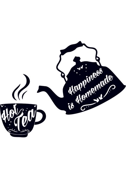 Areksan Happy Kitchen Kettle Hot Tea Sticker fiyatları