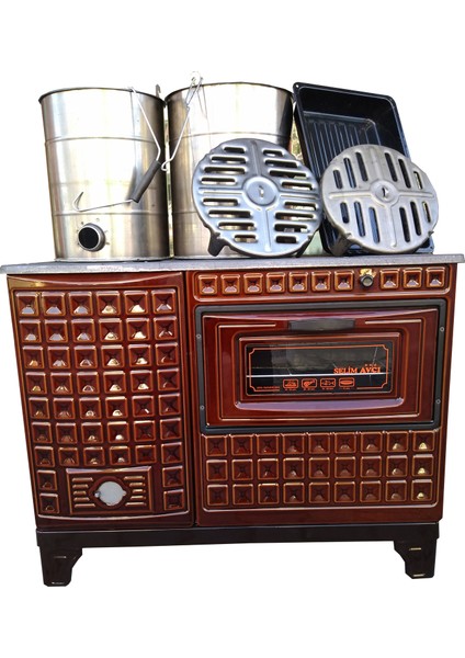 Avcı 203 Majolik Kuzine Fırınlı Soba