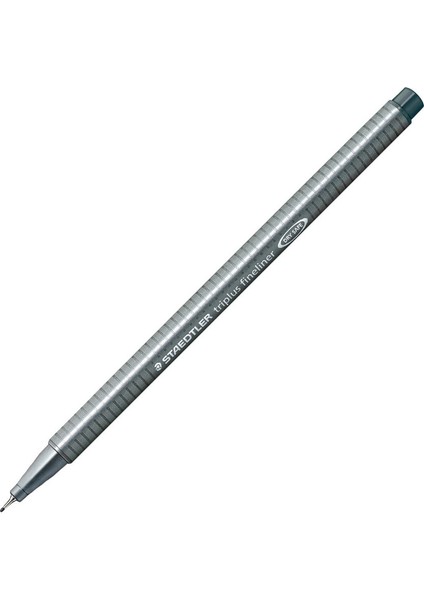 Triplus Üçgen Fineliner Kalem Gri 334-8