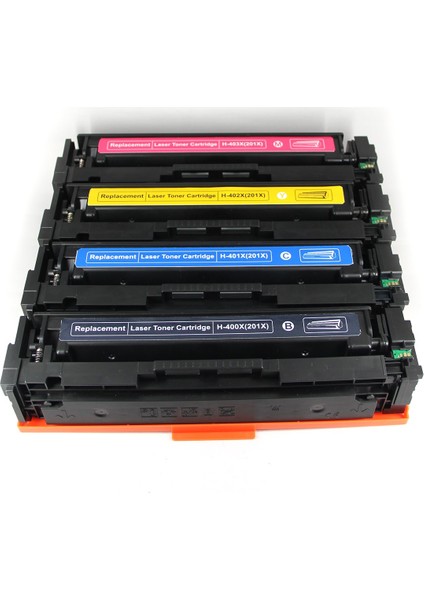 Premium® Hp Color Laserjet Pro Cf400X Uyumlu Yüksek Kapasite Muadil Toner Seti