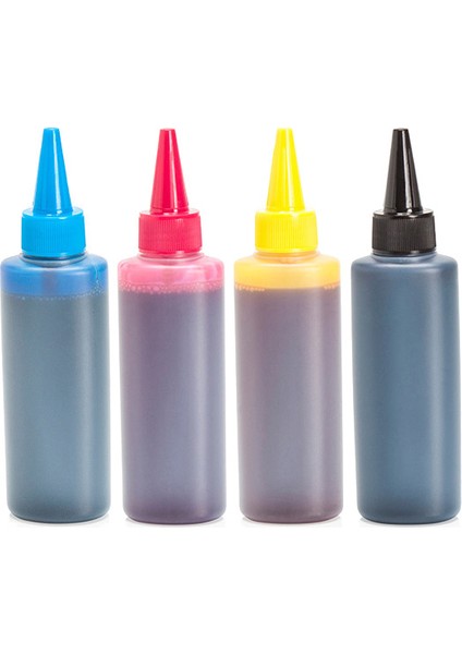 Premium® Canon Universal Dye Mürekkep Seti 4 Renk X 100 Ml
