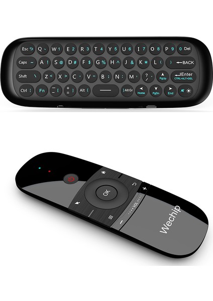 W1 2.4G Kablosuz Klavye Uzaktan Kumanda Air Mouse