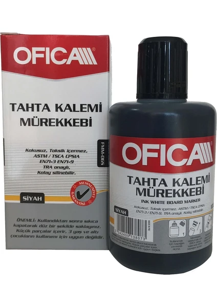 Tahta Kalemi Mürekkebi 100 ml. Siyah FMM-06S