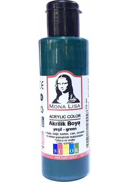 Akrilik Boya 70 ml. Yeşil