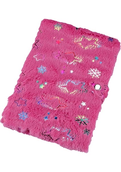 Pelüş Kapak Çıtçıtlı Hatıra Günlük Defter Çizgili D357