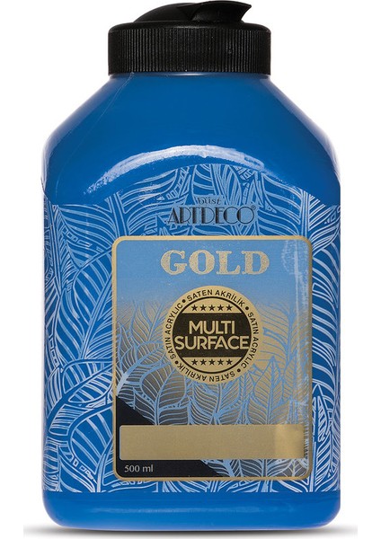 Gold Multi Surface Saten Akrilik Boya 500ml 270 Mavi