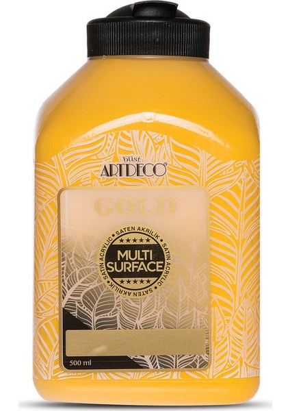 Gold Multi Surface Saten Akrilik Boya 500ml 208 Taksi Sarısı
