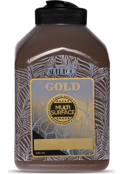 Gold Multi Surface Saten Akrilik Boya 500ml 293 Acı Kahve