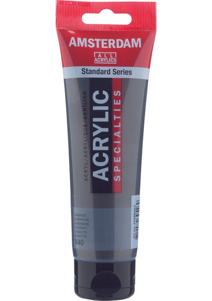 Amsterdam Akrilik Boya 120ml. N:840 Graphite