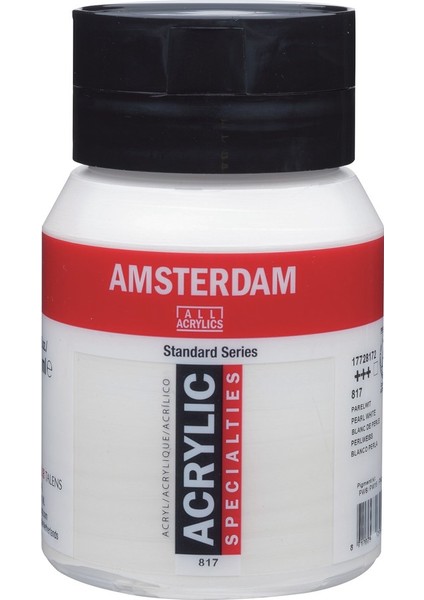 Amsterdam Akrilik Boya 500ml. N:817 Pearl White
