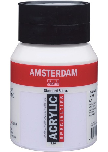 Amsterdam Akrilik Boya 500ml. N:820 Pearl Blue