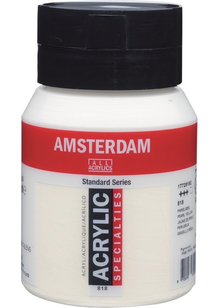 Amsterdam Akrilik Boya 500ml. N:818 Pearl Yellow