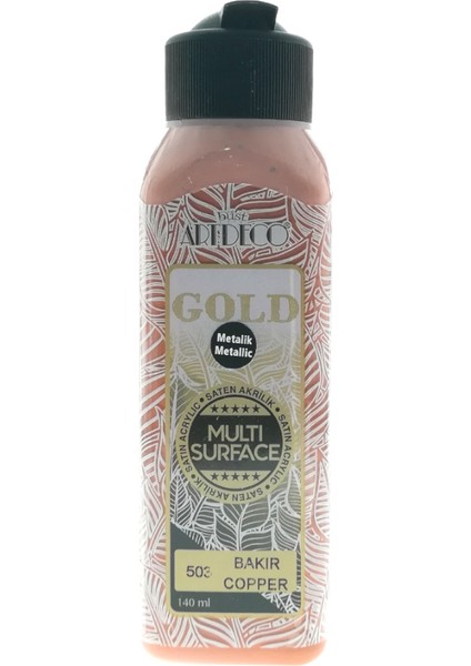 Gold Multi Surface Satin Akrilik Boya 140ml 503 Bakır