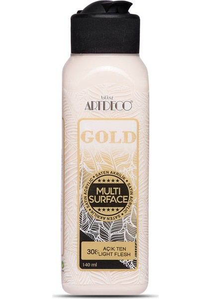 Gold Multi Surface Satin Akrilik Boya 140ml 308 Açık Ten