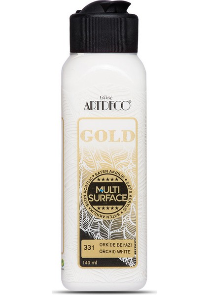Gold Multi Surface Satin Akrilik Boya 140ml 331 Orkide Beyaz