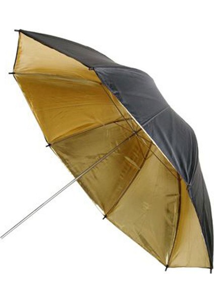 Stüdyo Reflektör Şemsiyesi 84Cm (33'') Gold (Altın) Siyah