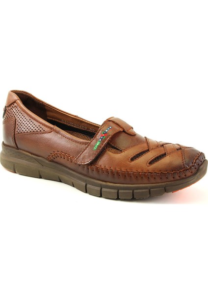 29429 Kadın Taba Deri Comfort Ayakkabı fiyatları
