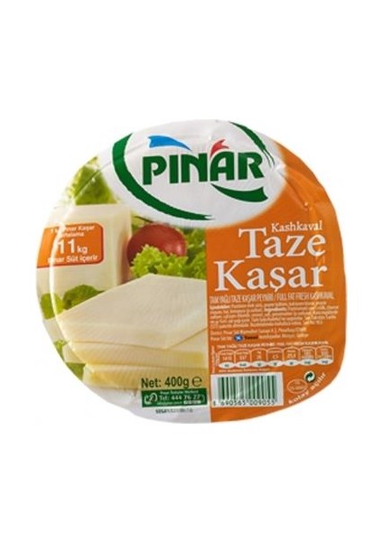 Taze Kaşar Peyniri 400 gr