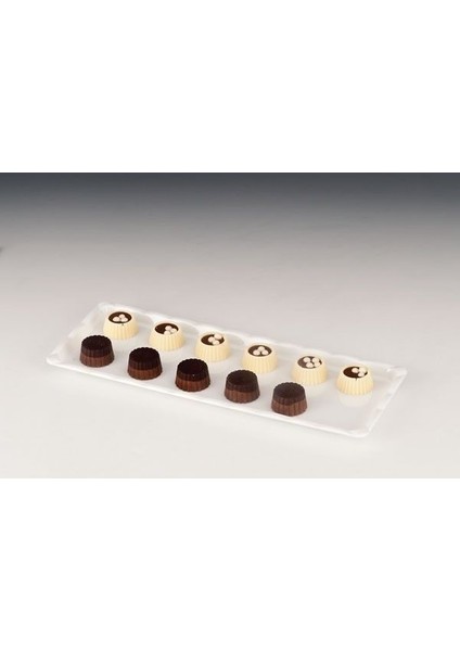 Çikolata Teşhir Tepsisi Polikarbonat Sunum Tabağı