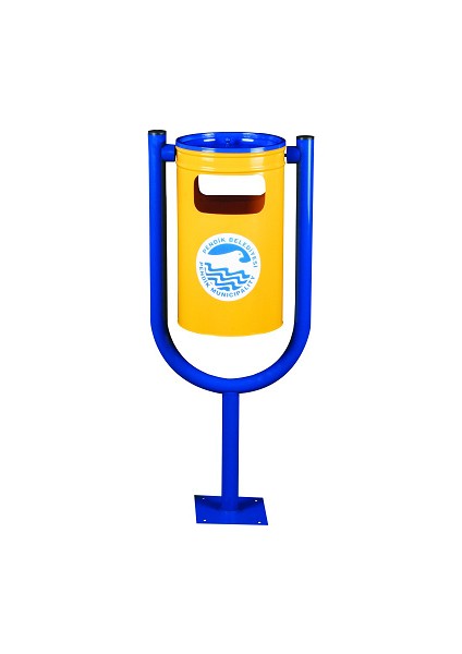 U Tipi Dış Mekan Çöp Kovası Kül Tablası