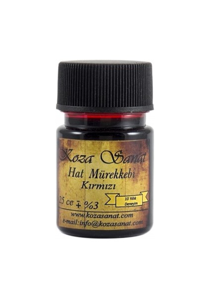 Hat Mürekkebi Kirmizi 25 Cc