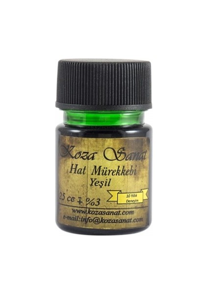 Hat Mürekkebi Yeşil 25 Cc