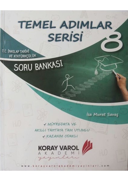 Koray Varol Akademi Temel Adımlar Serisi 8.Sınıf İnkılap Tarihi Soru Bankası