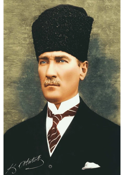 Gönder Bayrak Atatürk Kristal Parlak Saten Flama 50 x 75 cm