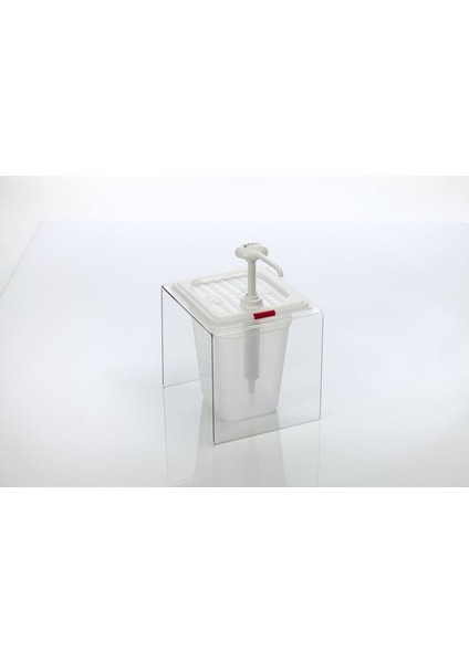 Ketçap Pompası ( Mayonez Hardal ) Dispenseri Standı Tekli Şeffaf