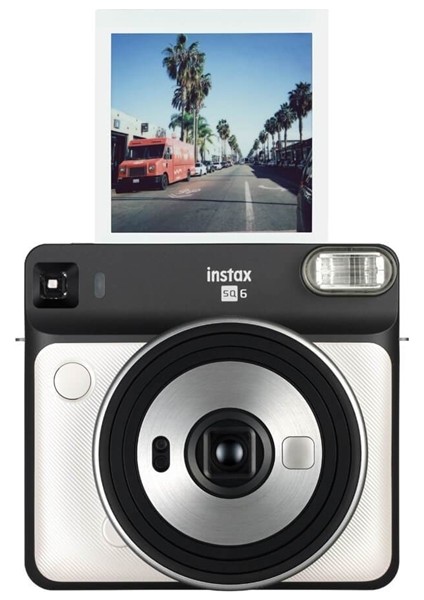 Instax Sq 6 İnci Beyaz Fotoğraf Makinesi