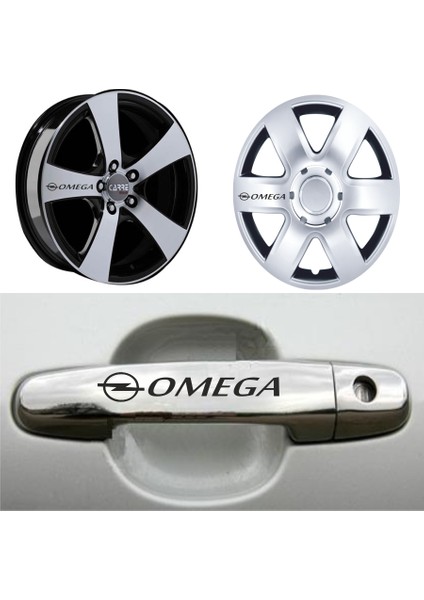 Opel Omega Kapı Kolu Jant Sticker