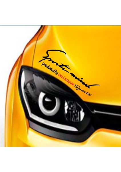 Size Özel Sports Mind Far Üstü Oto Sticker fırsatları