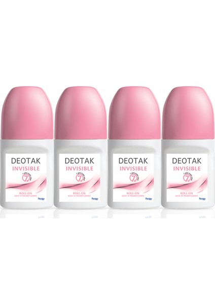 Invisible Roll-on Deodorant 35 ml x 4